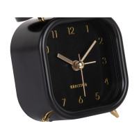 Budík Karlsson KA5921BK Glam Square, 12cm